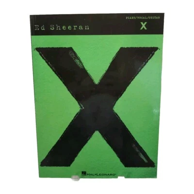 X Sheet Music Song Book Ed Sheeran Piano Vocal Guitar Pop Rock               M24 - Image 1 of 3