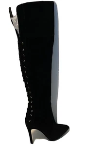 Jessica Simpson PARII 10th Anniversary Collection schwarzer Wildleder großer Stiefel Größe 6,5 - Bild 1 von 11