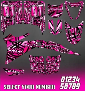 yamaha blaster yfs 200 yfs200 decals graphics stickers full kit atv quad wrap - Picture 1 of 1