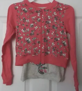 CHERRY STIX GIRLS' ZIP CARDIGAN AND TANK TOP - SIZE SMALL - NEW WITH TAGS - Picture 1 of 8