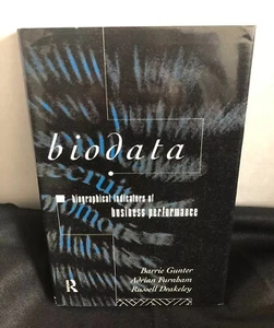 HCDJ Book Biodata Biographical Indicators Business Gunter Furnham Drakeley 1993 - Imagen 1 de 12