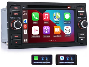 7 Zoll Autoradio DVD CARPLAY Bluetooth Für Ford Focus C-Max Transit Bus Kuga I - Bild 1 von 11