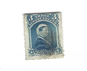 New Foundland 1877 Victoria 3c #39 Used F/VF - Picture 1 of 2