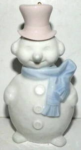 FIGURA DE PORCELANA VINTAGE RETIRADA MUÑECO DE NIEVE LLADRO ADORNO DE NAVIDAD #5841 ¡COMO NUEVA! - Imagen 1 de 5
