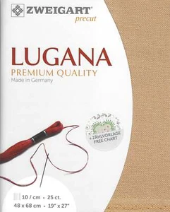 Zweigart Precut Lugana 25 Stück Rich Sand 3835/359 - Bild 1 von 1