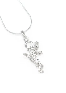 Omega Delta Phi Sterling Silber Halskette NEU!!! - Bild 1 von 1