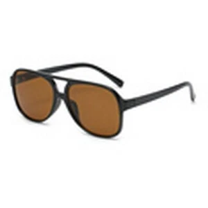 Übergroße Pilotensonnenbrille - Retro Luftfahrt Gestell Luxus Stil Brille - Bild 1 von 20
