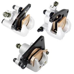 Front Rear Brake Caliper W/ Pad For Yamaha Kodiak 400 YFM400FA 4X4 2005-2006 - Picture 1 of 2