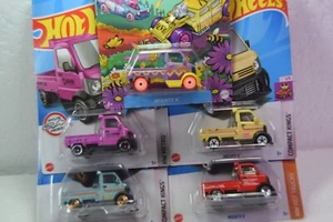 Hot Wheels Lot of 5 MIGHTY K -5 Color Variations - RED,YELLOW,BLUE, PINK&EASTER - Picture 1 of 4