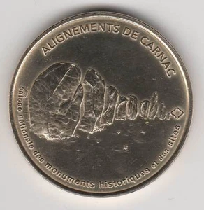 A 2005 TOKEN MEDAILLE SOUVENIR MDP -- 56 343 N°1 ALIGNEMENTS DE CARNAC CNMHS - Picture 1 of 2