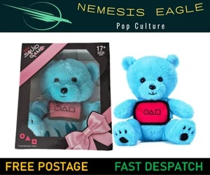 SQUID GAME CLAW MACHINE TEDDY BEAR OFFICIALLY LICENSED SQUID GAME SOFT TOY - Picture 1 of 5