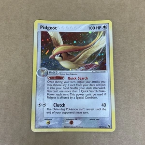 Pokémon Karte Pidgeot Holo Rare 10/112 EX Feuerrot & Blattgrün 2004 WOTC Lp - Bild 1 von 6