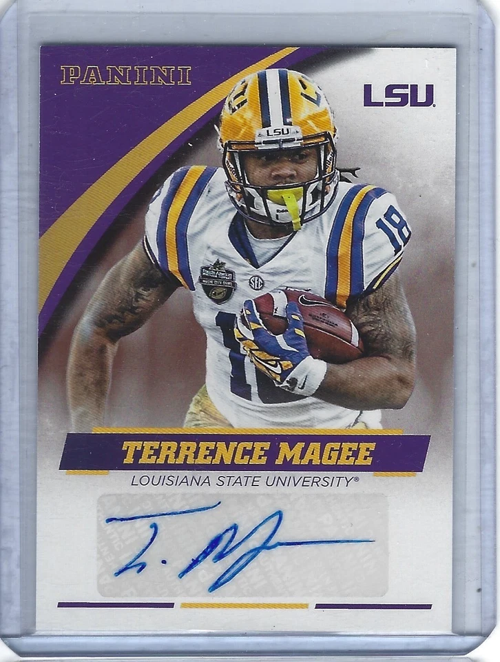 2015 Panini Collegiate LSU Team Collection Terrence Magee Autograph Auto RC  - Image 1 of 1
