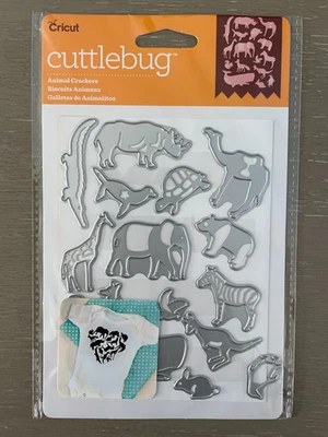 Cricut Cuttlebug Cut & Emboss Dies, Animal Crackers - Image 1 of 2