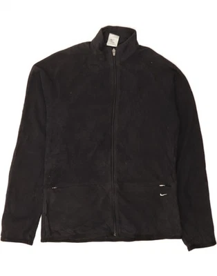 NIKE Womens Fleece Jacket US 4/6 Small Black Polyester DC49 - Image 1 of 4