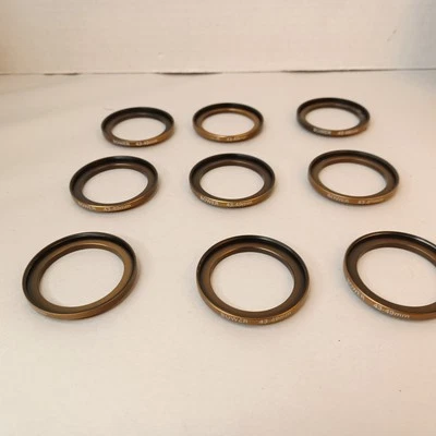 Bower 43mm-49mm Step-up Metal Ring Adapter Brown Lot Of 9 - Image 1 of 3