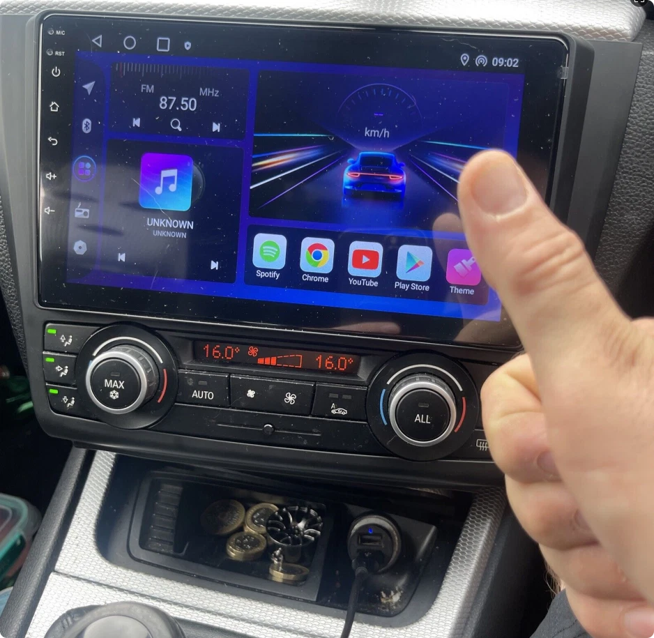 Für BMW 1er E81 E82 E87 E88 2004-2011 Android 14 Autoradio Navi GPS WIFI RDS SWC - Bild 1 von 4