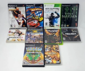 Lot of 10 PSP, Xbox, PS2, PS3 Games (COD, Matrix, Hot Wheels...) TESTED - Picture 1 of 5
