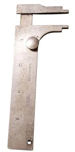 "Pinza deslizante de bolsillo vintage Lufkin Rule Co. 5"" S455 EE. UU. 🇺🇸 Saginaw" - Imagen 1 de 3