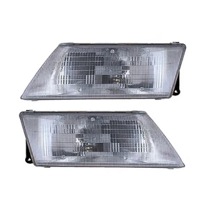 Headlights Front Lamps Pair Set for 95-99 Nissan Sentra/200SX Left & Right - Picture 1 of 1