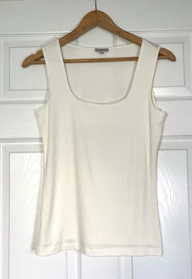 Chaleco sin mangas Kettlewell talla S blanco roto/crema 218 cuello cuadrado Foto 1 de 4