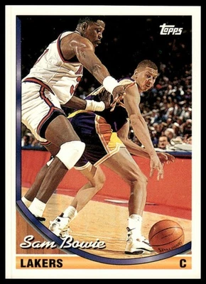 Sam Bowie 1993-94 Topps #318 Los Angeles Lakers - Image 1 of 2