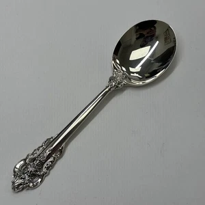 1941 Wallace Grande Baroque Small Cream Soup Spoon 6" No Mono - Picture 1 of 3