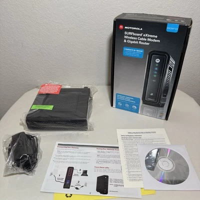 Motorola SURFboard® eXtreme NEW Wireless Cable Modem & Gigabit Router Brand New - Image 1 of 4