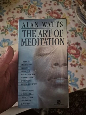 Alan Watts : The Art Of Meditation (VHS, 1995) Spiritual Healing Rare OOP - Image 1 of 3