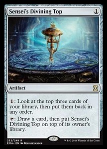 Sensei's Divining Top -Foil Medium Play MTG Eternal Masters - Picture 1 of 1