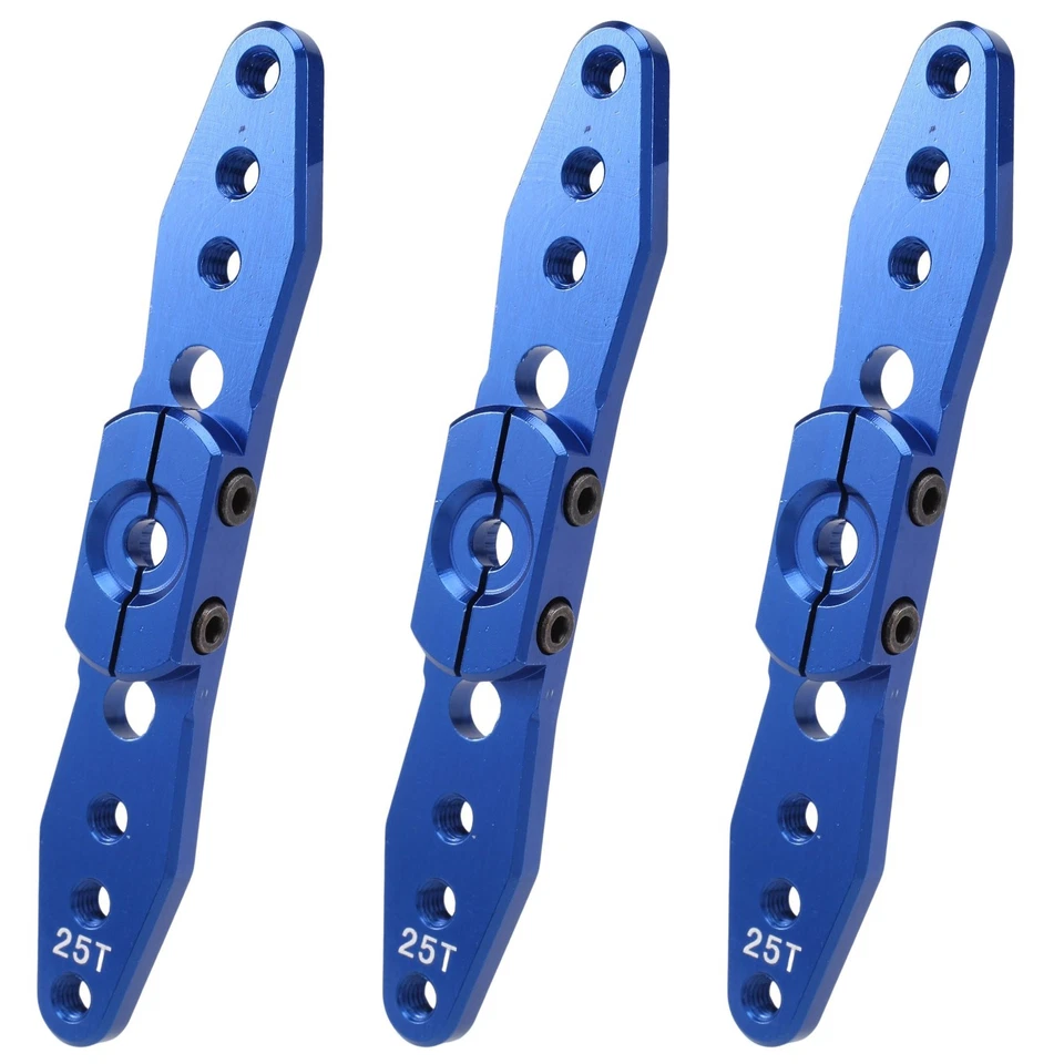 3PCS Braccio nel   25T nel Alluminio per 1/8 1/10 RC Car Boat Upgrade 2641 - Immagine 1 di 1