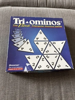 NEW Tri-Ominos The Classic Triangular Domino Game Pressman Toys 2002 - Image 1 of 4