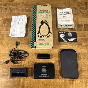 SONY WM-EX808 Walkman Cassette Player Black W/ Box & Accessories - PARTS/REPAIR - Picture 1 of 24