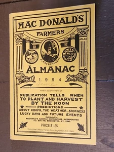 VIntage Mac Donald's Farmers Almanac Book Collectable - Great Gift - Choose Year - Picture 1 of 15