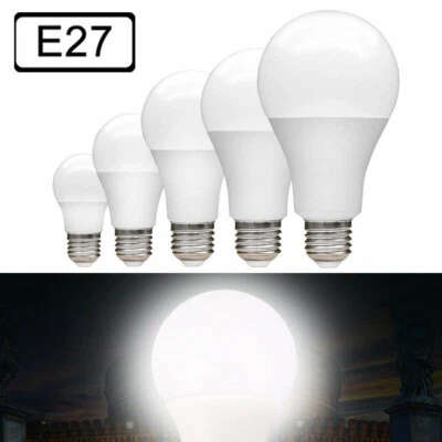 E27 LED Globe bulb Screw Lamp Cool White 3W 5W 10W 12W 15W 18W 20W Edison Lamp - Image 1 of 4