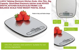 BALANZA DE COCINA DIGITAL 5KG BALANZA ELECTRÓNICA LCD PESO DE ALIMENTOS BALANZA POSTAL - Imagen 1 de 9