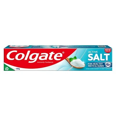 Colgate Active Salt Toothpaste, Daily Germ Protection, Pack of 100g - Image 1 of 4