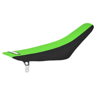 Cubierta de asiento Kawasaki KX 85 100 2014-2024 de Enjoy MFG pinza negra verde #83 Foto 1 de 4