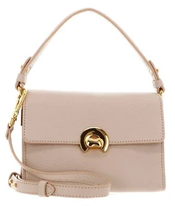 COCCINELLE Binxie Handbag Grained Leather S Handtasche Tasche Rosette beige Neu - Bild 1 von 5