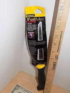 Stanley Panel de yeso Jab Sierra Punta Aguda Hoja Endurecida Manija Curva Dientes Especiales NUEVO - Imagen 1 de 7