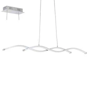 Modern LED Chandelier 20.6W Chrome with White Diffuser GL1277 - Picture 1 of 1