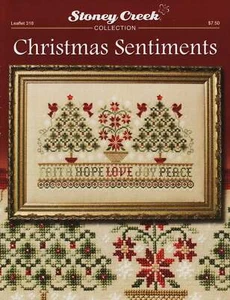 Christmas Sentiments LFT318 by Stoney Creek cross stitch pattern - Picture 1 of 1