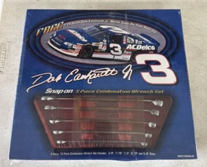 Neu im Karton Snap-On 5 Stück Kombination Schraubenschlüssel Set mit Sammlerstück Earnhardt, Jr 1:24 Auto - Bild 1 von 3