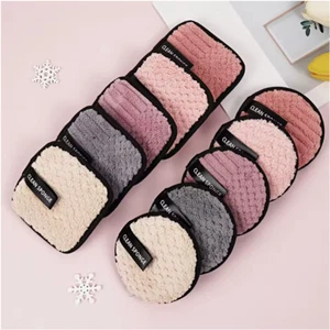 MAANGE 10pcs Reusable Microfiber Makeup Remover Pads Washable Cotton Rounds - Picture 1 of 6