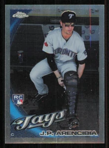 2010 Topps Update Chrome Rookie Refractors #CHR54 J.P. Arencibia - Picture 1 of 2