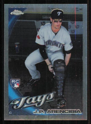 2010 Topps Update Chrome Rookie Refractors #CHR54 J.P. Arencibia - Image 1 of 2