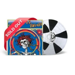 GRATEFUL DEAD, SKULL & ROSES REMASTERED, BLACK & WHITE PROPELLER VINYL 2LP, NEW - Picture 1 of 4