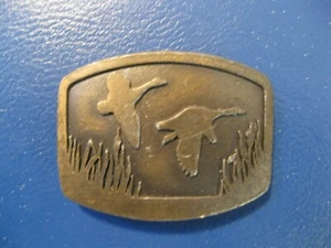 Vintage 1977 Indiana Metal Craft Belt Buckle, Flying Geese - Picture 1 of 2