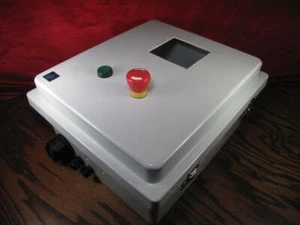 Watertight 14x12x6 Industrial Control Panel Enclosure with Start & Stop PJ14128 - Picture 1 of 1