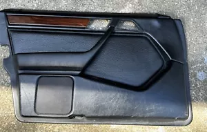 94-95  Mercedes Benz E Class W124 Door Panel Cover Interior Front Black Left Oem - Picture 1 of 9